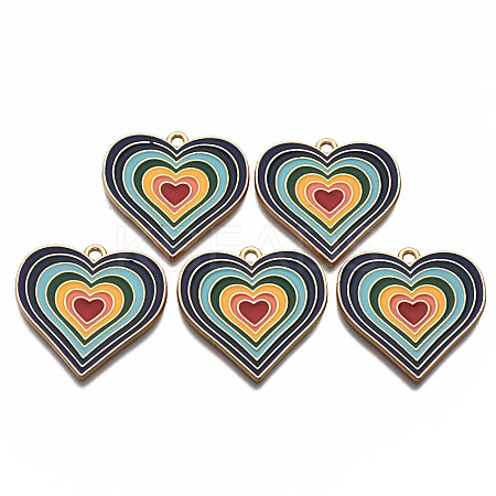 Alloy Enamel Pendants LS-ENAM-T011-110B-NR-1