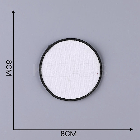Non Woven Embroidery Cloth Sew on Patches DIY-WH0292-12-1
