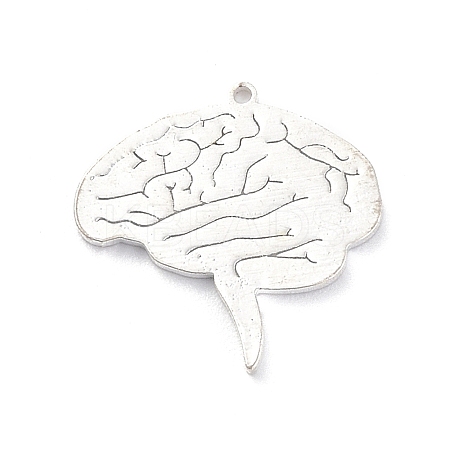 Non-Tarnish 201 Stainless Steel Pendants LS-STAS-C062-02P-1