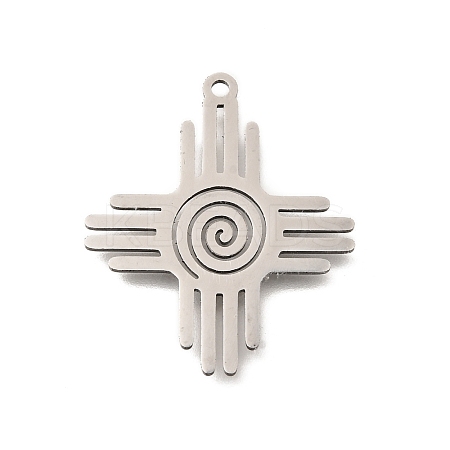 201 Stainless Steel Pendants STAS-S176-26P-1