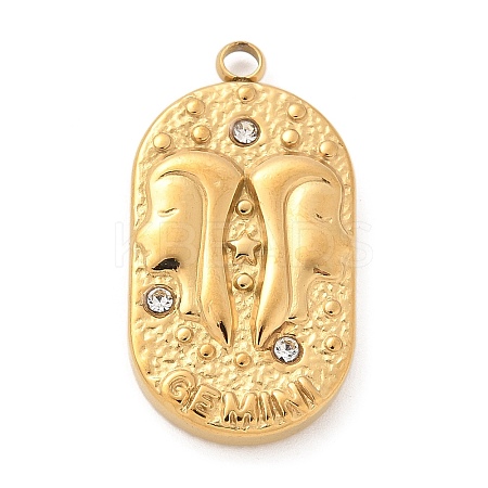 304 Stainless Steel Pendants LS-STAS-F349-03G-05-1