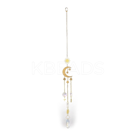 Brass Big Pendant Decorations LS-HJEW-M005-04B-G-1