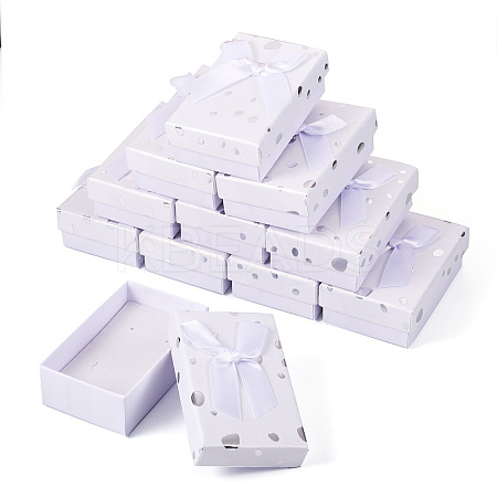 Polka Dot Pattern Cardboard Jewelry Packaging Boxes LS-CON-TAC0011-04B-03-1