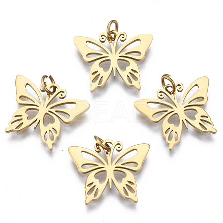 316 Surgical Stainless Steel Charms STAS-N097-011-1