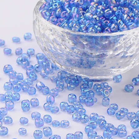 Round Glass Seed Beads SEED-A007-4mm-166-1