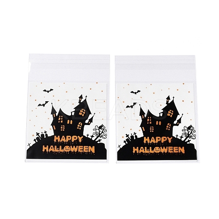 Halloween Theme Plastic Bakeware Bag OPP-Q004-02B-1