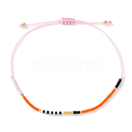 Bohemian Glass Seed Bead Braided Bracelets LS-WO6368-15-1