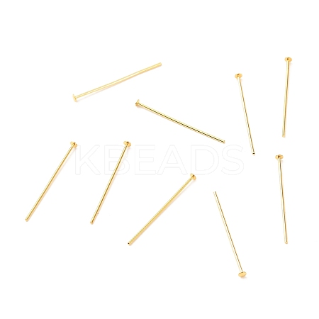 Brass Flat Head Pins KK-F824-114C-G01-1