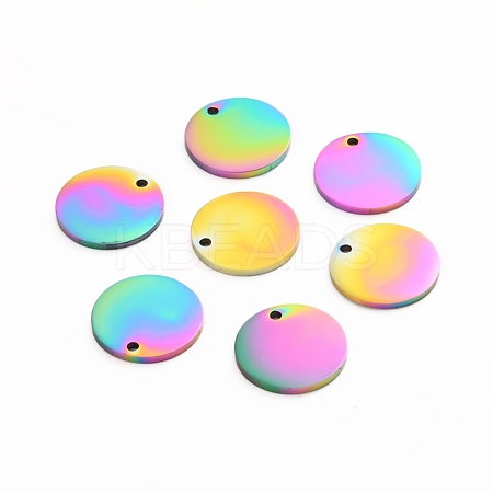 Ion Plating(IP) 304 Stainless Steel Charms STAS-I141-03B-M-1