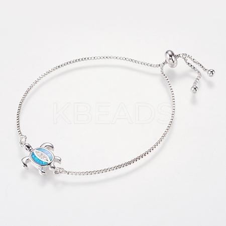 Adjustable Brass Bolo Bracelets BJEW-I240-01P-02-1