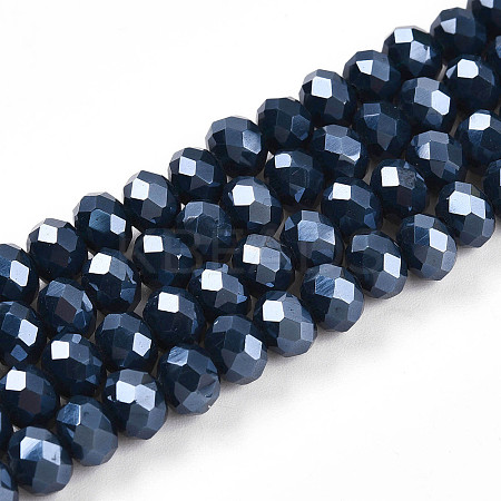 Electroplate Glass Beads Strands LS-EGLA-A044-P6mm-A16-1