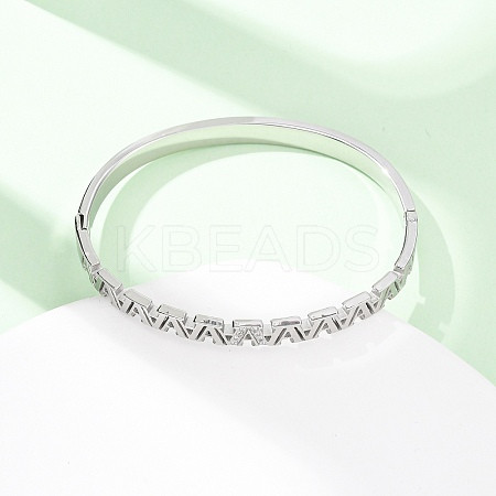 304 Stainless Steel Micro Pave Cubic Zirconia Hinged Bangles for Women BJEW-Z146-01P-1