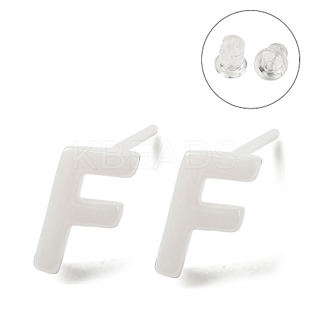 Hypoallergenic Bioceramics Zirconia Ceramic Stud Earrings EJEW-F340-04F-1