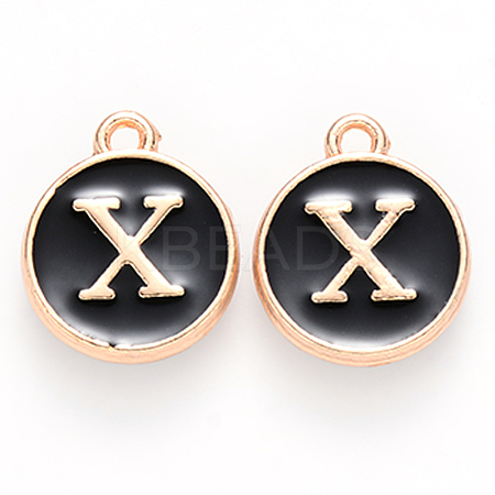 Golden Plated Alloy Charms X-ENAM-S118-02X-1