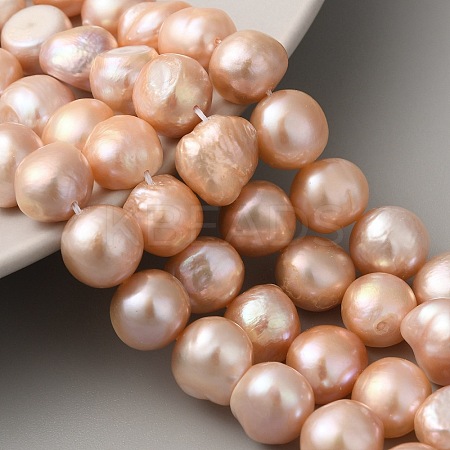 Natural Cultured Freshwater Pearl Beads Strands PEAR-A006-13E-X-1
