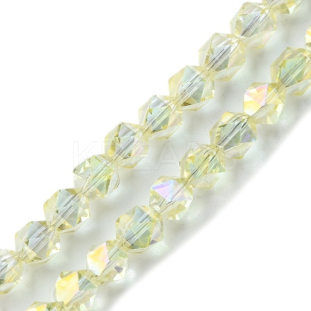 Electroplate Glass Beads Strands EGLA-K061-07A-FR03-1