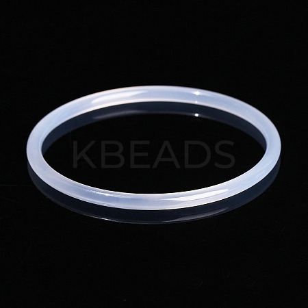 Dyed Natural Agate Simple Plain Bangle for Women FIND-PW0021-09A-07-1