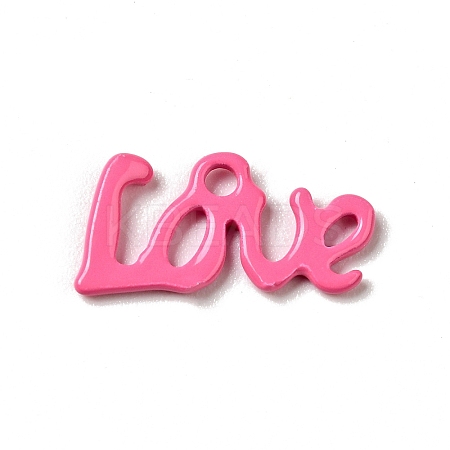 Spray Painted 201 Stainless Steel Charms STAS-G304-16C-1