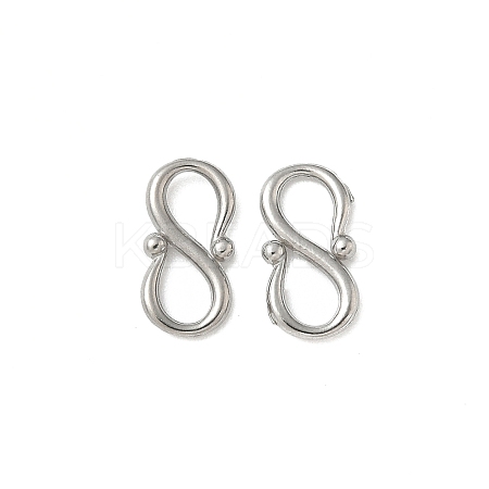 304 Stainless Steel S-Hook Clasps STAS-L300-003B-P-1
