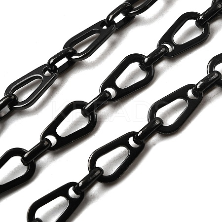 304 Stainless Steel Teardrop Link Chains CHS-S012-09B-1