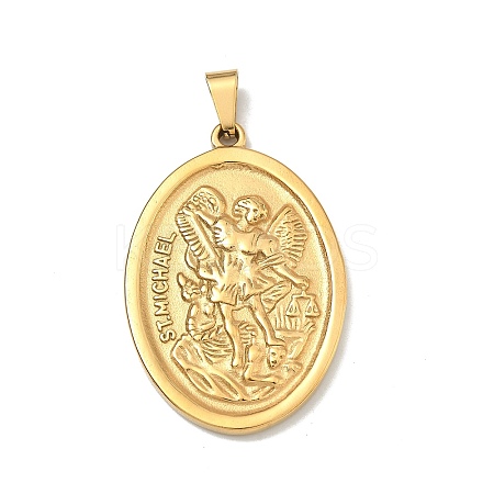 Religion Theme 304 Stainless Steel Pendants STAS-F336-06A-G-1