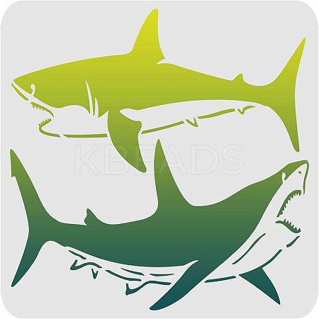 Large Plastic Reusable Drawing Painting Stencils Templates DIY-WH0202-212-1