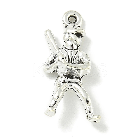 Tibetan Style Alloy Pendants TIBE-I026-6006AS-1