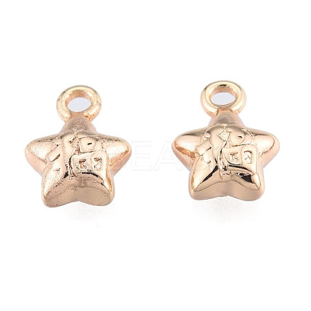 Brass Charms KK-L207-007G-1