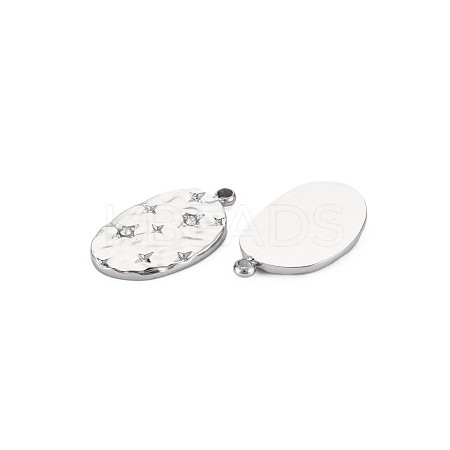 304 Stainless Steel Pendants STAS-N097-150P-1