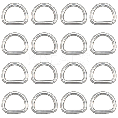304 Stainless Steel D Rings STAS-CP0001-05A-1
