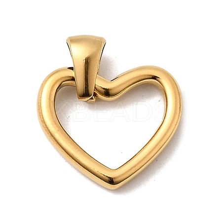 304 Stainless Steel Pendants STAS-B094-37G-1
