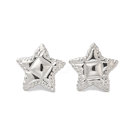 Non-Tarnish 304 Stainless Steel Stud Earrings EJEW-Z022-18P-1
