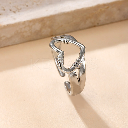 304 Stainless Steel Cuff Rings FS-WG8D32D-02-1