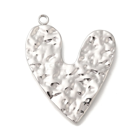 Anti-Tarnish 304 Stainless Steel Pendants STAS-M075-07P-1