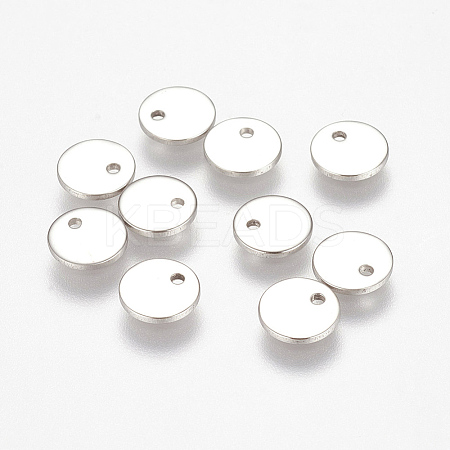 Non-Tarnish 304 Stainless Steel Stamping Blank Tag Charms LS-A-STAS-K149-03A-1