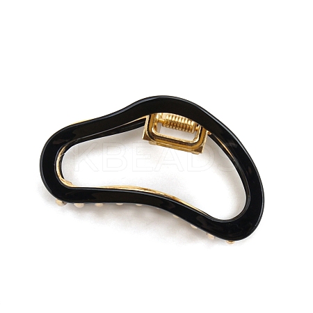 Hollow Cloud Alloy & Cellulose Acetate Claw Hair Clips PW-WGF203F-04-1