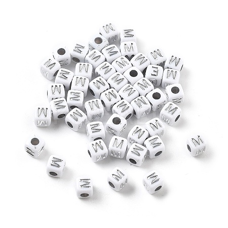 Opaque Acrylic Beads OACR-D282-06M-1