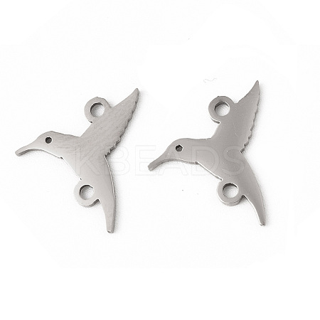 Non-Tarnish 201 Stainless Steel Connector Charms STAS-K251-086P-1