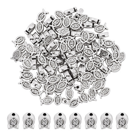 200Pcs Tibetan Style Alloy Beads FIND-NB0006-09-1