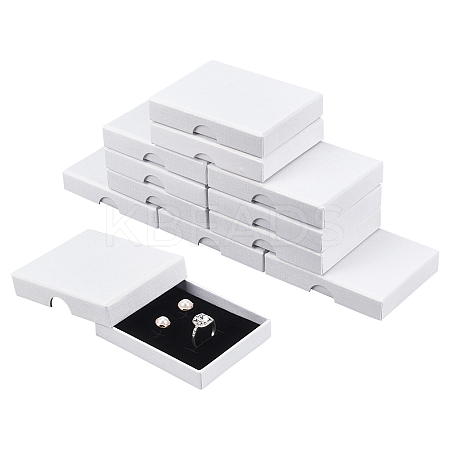Rectangle Cardboard Paper Jewelry Set Boxes LS-CON-WH0086-100C-1