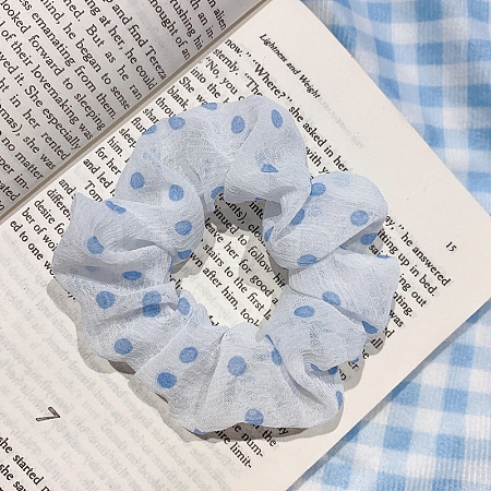 Fashion Cloth Ponytail Scrunchy Hair Ties PW-WGB0FC7-05-1