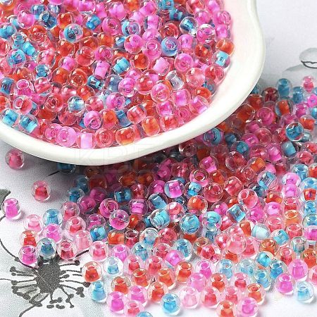 Transparent Glass Round Seed Beads SEED-B001-05A-14-1