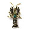 Alloy Rhinestone Brooch LS-JEWB-K027-04B-AG-2