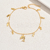 Brass Dolphin Fish Charm Anklets for Women PZ0195-4