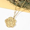 304 Stainless Steel Pendant Necklaces for Women NJEW-D312-02C-G-2