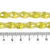 Transparent Electroplate Glass Beads Strands EGLA-N013-T4mm-B26-4