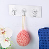 Self-adhesive Acrylic Wall Hook Hangers AJEW-TADJ0001-09A-01-6