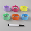 Silicone Nonslip Heat Resistant Reusable Cup Sleeve for Baby Bottle DIY-WH0430-071-1