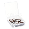 DIY Flat Round Pendant Making Kit DIY-LS0003-90-7