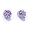 Polymer Clay Rhinestone Beads RB-H258-HD8mm-371-1